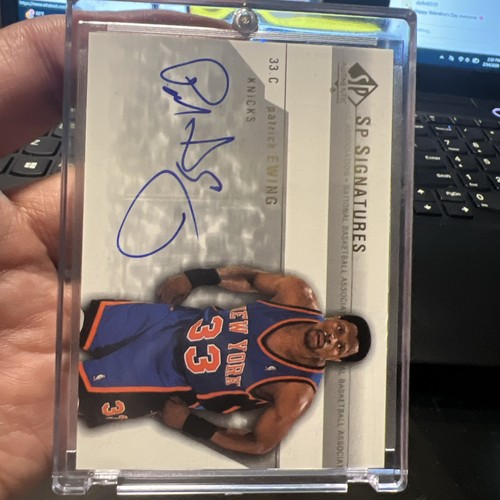 Patrick Ewing #PE-A 2003 SP Authentic Signatures card