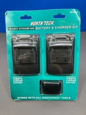 NORTH TECH NORTHTECH 18V 18-VOLT LITHIUM-ION BATTERY & CHARGER KIT 241-9917 NEW