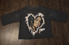 Women's Gray Graphic Print Crew Neck Long Sleeve Pullover Sweatshirt
