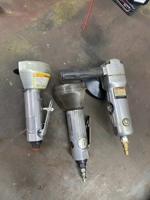 CENTRAL PNEUMATIC 3'' HIGH SPEED CUT OFF AIR TOOL X2 And Grinder