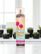 NEW BATH & BODY WORKS BUBBLE GUM POP FINE FRAGRANCE MIST SPRAY, 8 OZ