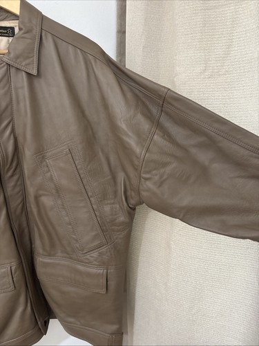 John Stephen King Of Carnaby St Vintage Leather Jacket Light Brown Mod Retro 102 - Picture 3 of 13