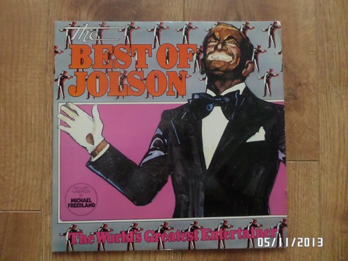 12" vinyl Al Jolson 'The Best Of Jolson' double album, 29 tracks, pre-owned