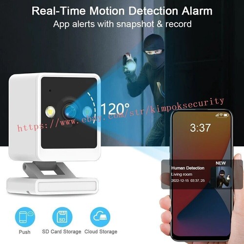 HD 1080P WiFi IP Mini Security Camera Color Night 2Way Audio Motion Detection - Picture 4 of 12