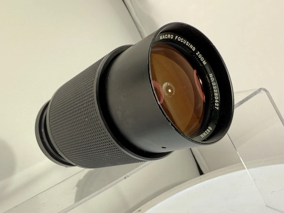 Lente de cámara con zoom automático Vivitar MC 1:3,8 f= 75-205 mm montura Canon y filtro Hoya Foto 2 de 4