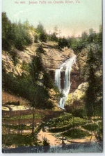 Postcard Jerico Falls On Guest River VA Virginia Kraemer Art C155