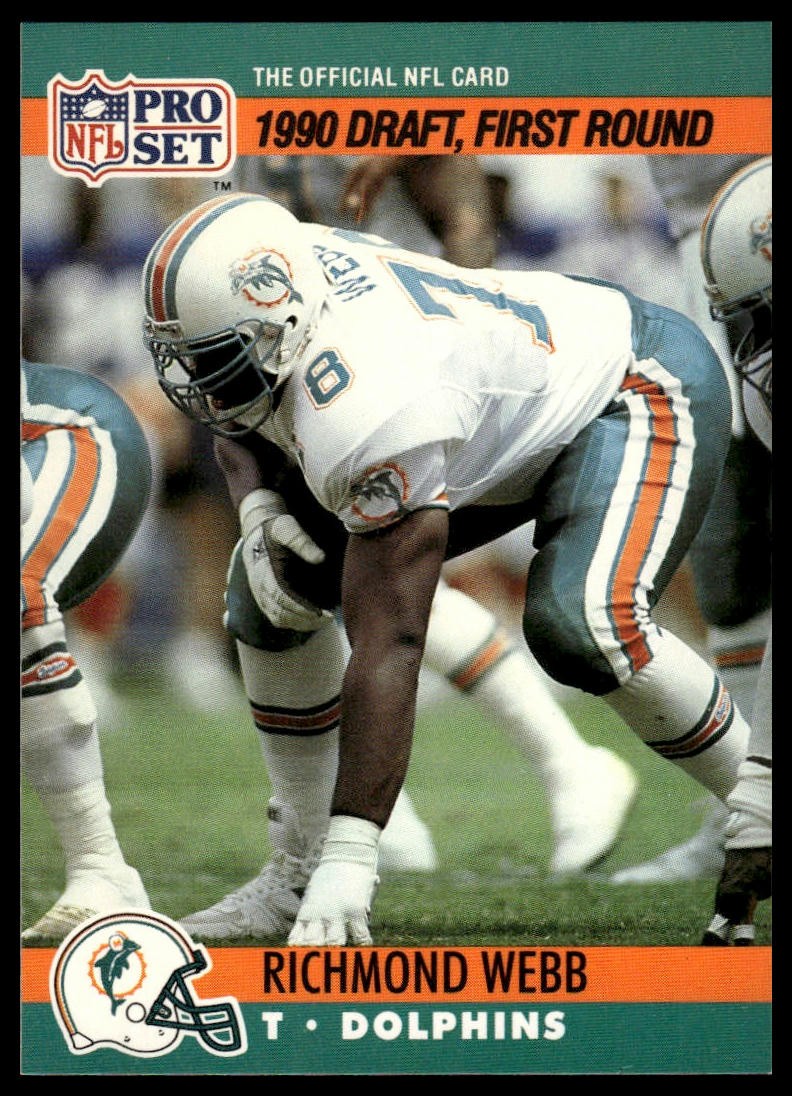 1990 Pro Set #677 Richmond Webb