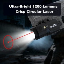 1200 Lumens Pistol Light Laser Combo Beam Tactical Flashlight Laser Sight