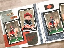 Farm Scrapbook pages, Premade Farm Pages, Farm Scrapbook Layouts, Farm Pages