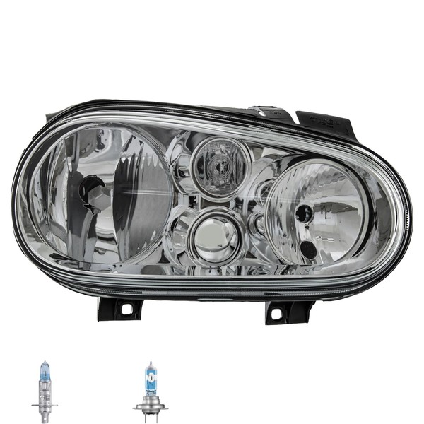 Scheinwerfer Rechts H1/H7 FüR VW Golf IV 1J1 1J5 1E7 Inkl. Osram Lampen-image