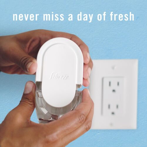 Plug In Air Freshener, Odor-Fighting Scented Oil Starter Kit, Warmer + 2 Refill - Picture 9 of 9