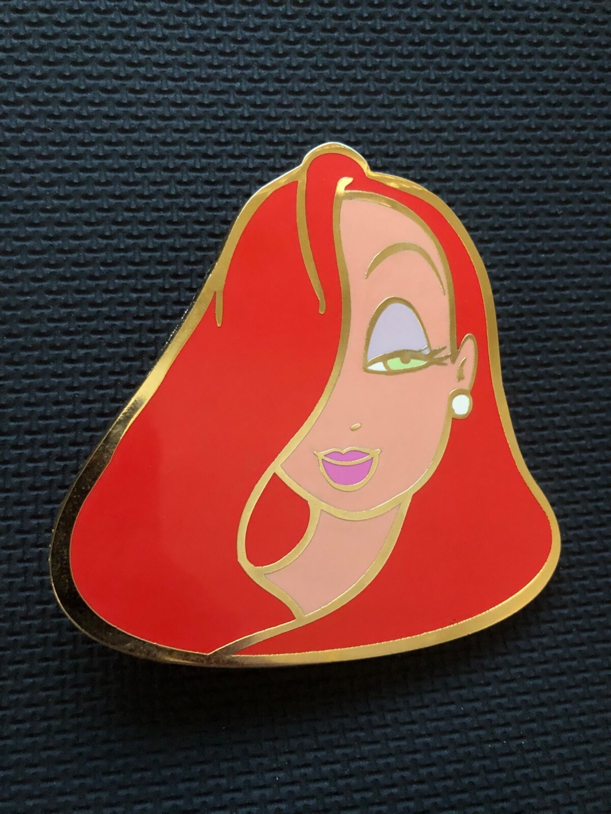 Jessica Rabbit Face Rare Disney Pin Trading Jessica Rabbit Face Jumbo LE500 | eBay