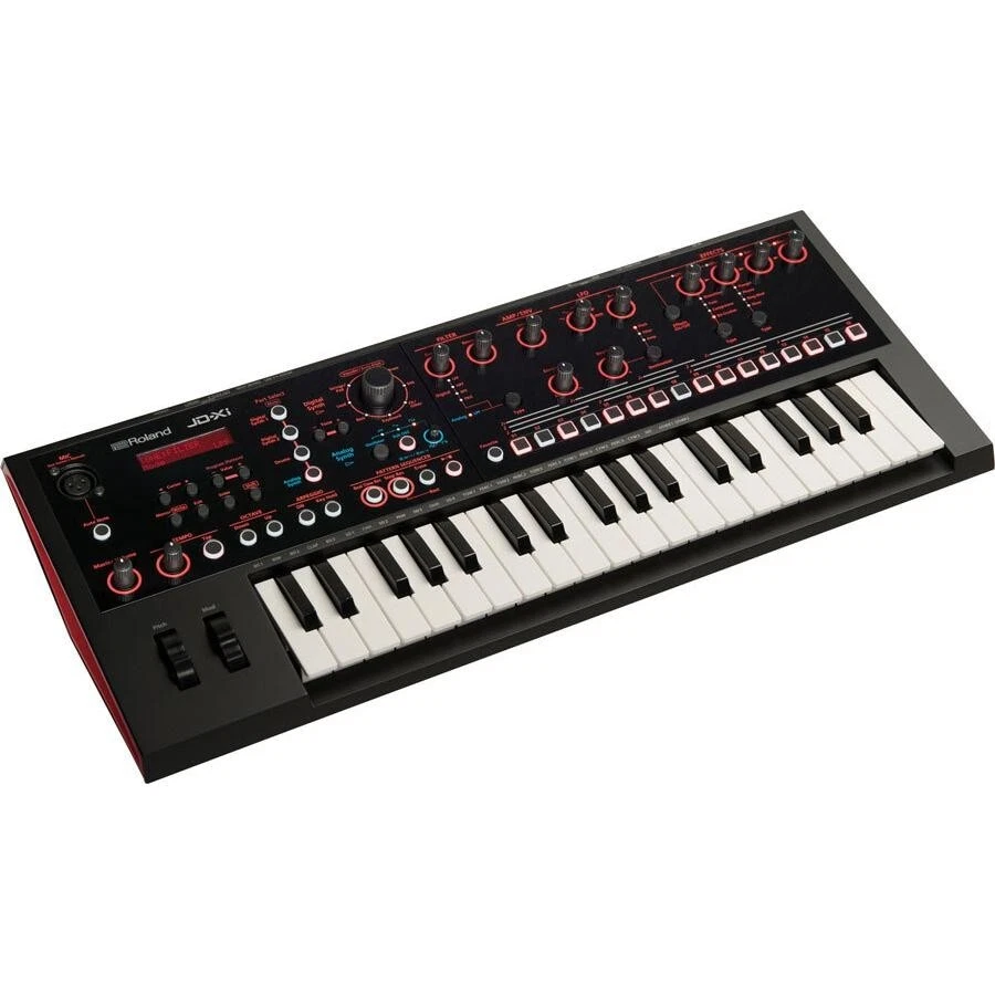 Roland JD-Xi Crossover Synthesizer Analog and Digital 37 Key Mini Keyboard 100V - Image 2 of 4