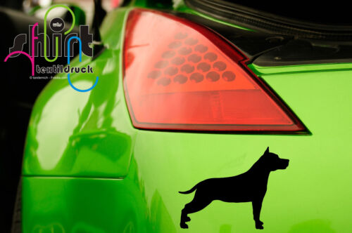 A 286 - American Stafford Terrier Hund Dog Aufkleber Auto Autoaufkleber Sticker - Afbeelding 1 van 2