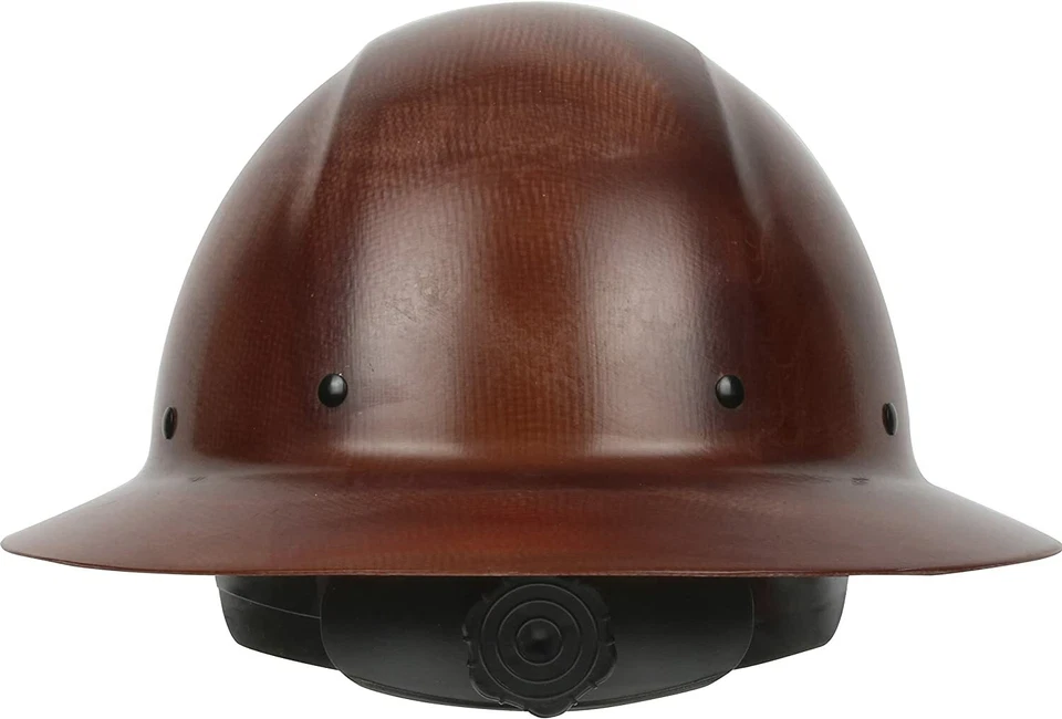 Dynamic Wolfjaw Full Brim Fiberglass Hard Hat with 8 Pt Ratchet - Natural Tan - Image 3 of 4