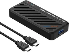 4K HDMI Video Capture Card, 4K 30fps Game Capture Device ,Zero-Lag Passthrough