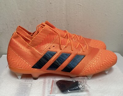 ADIDAS NEMEZIZ 18.1 SG-PRO ( ORANGE/BLACK ) SOCCER CLEATS SIZE 13