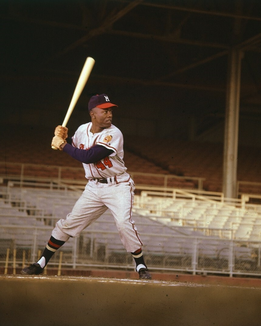 ハンク・アーロン 直筆サインフォト】 Hank Aaron ブレーブス Braves 8
