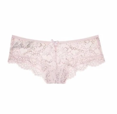Victoria's Secret VERY SEXY Caleçon/Tanga Cheeky Dentelle Rose Transparente - Photo 1/4