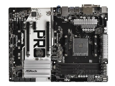 For ASROCK X370 PRO4 motherboard X370 AM4 DDR4 64G VGA+DVI+HDMI ATX Tested OK