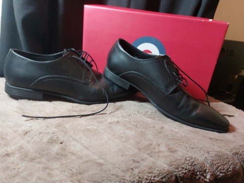 Men's Lambretta Ben Lace up Leather Upper Derby Shoes in Black Size:UK 9, EUR 43 - Picture 4 of 20