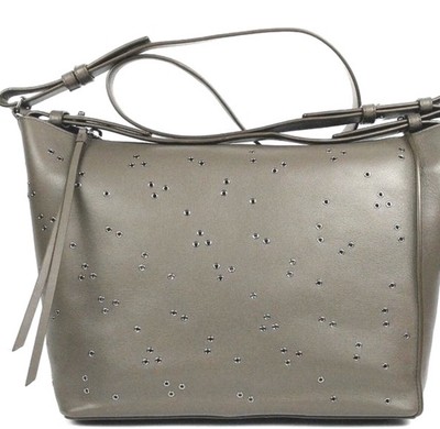 all saints grey purse