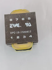 EWC Transformer  DPC-16-1500812, New. 120/240 in,  Great for 5 v power supplies