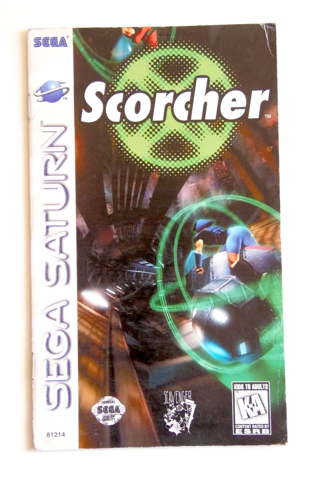  Notice Scorcher Sega Saturn US