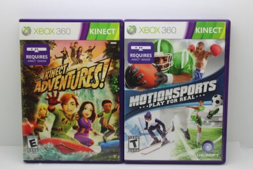 evalueren Belangrijk nieuws Vergadering 2 Game Lot-Motion Sports & Kinect Adventures! (Xbox 360) Tested-FREE  Shipping | eBay