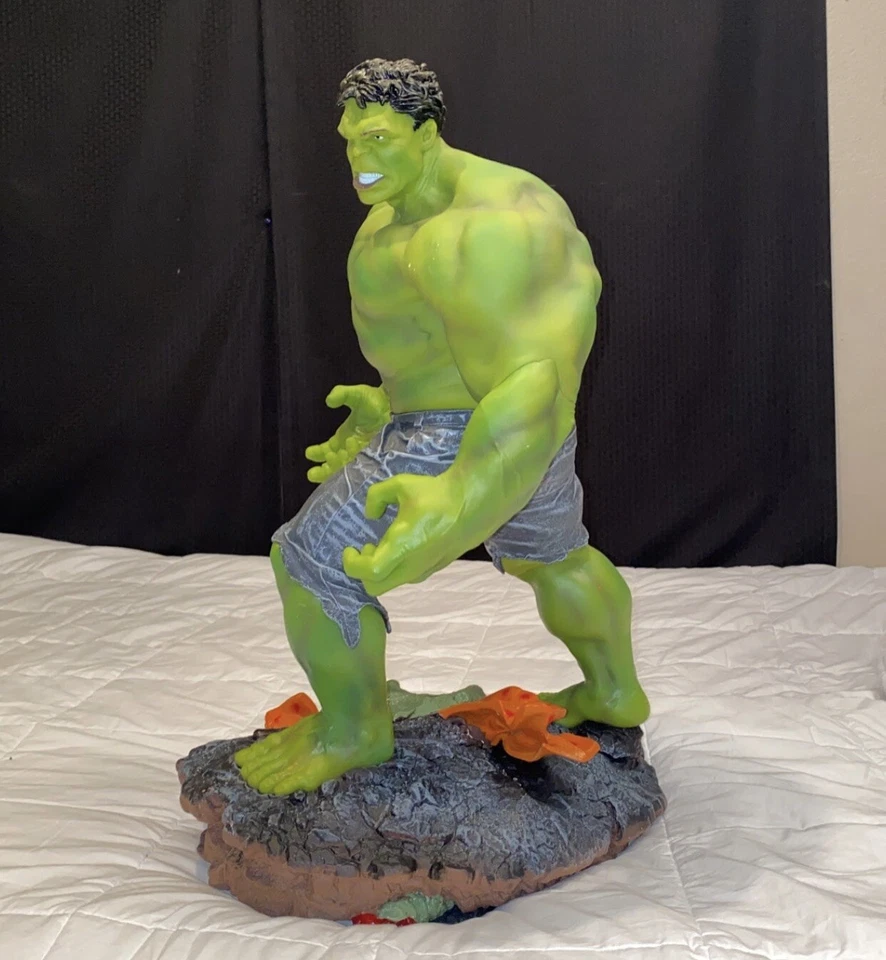 Estatua de Hulk Big Marvel Maqueta Figura de los Vengadores (Tamaño 20 pulgadas) ¡Plástico! Foto 3 de 4