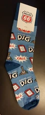 Sock Club Men's Custom Phillips 66 Logo Sz Medium Made in USA NEW