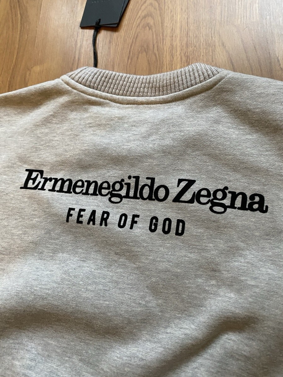 Ermenegildo Zegna Fear of God グレー スウェット Ermenegildo Zegna X Fear Of God Sweatshirt Grey Marl - New With