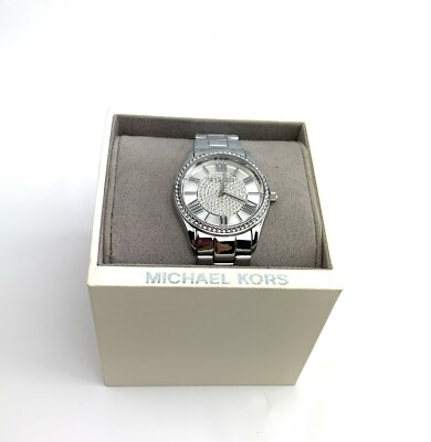 Michael Kors Women's Heather Crystal Pave bracelet watch. MK7072