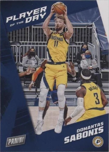 2021-22 Panini Player of the Day - Domantas Sabonis #19