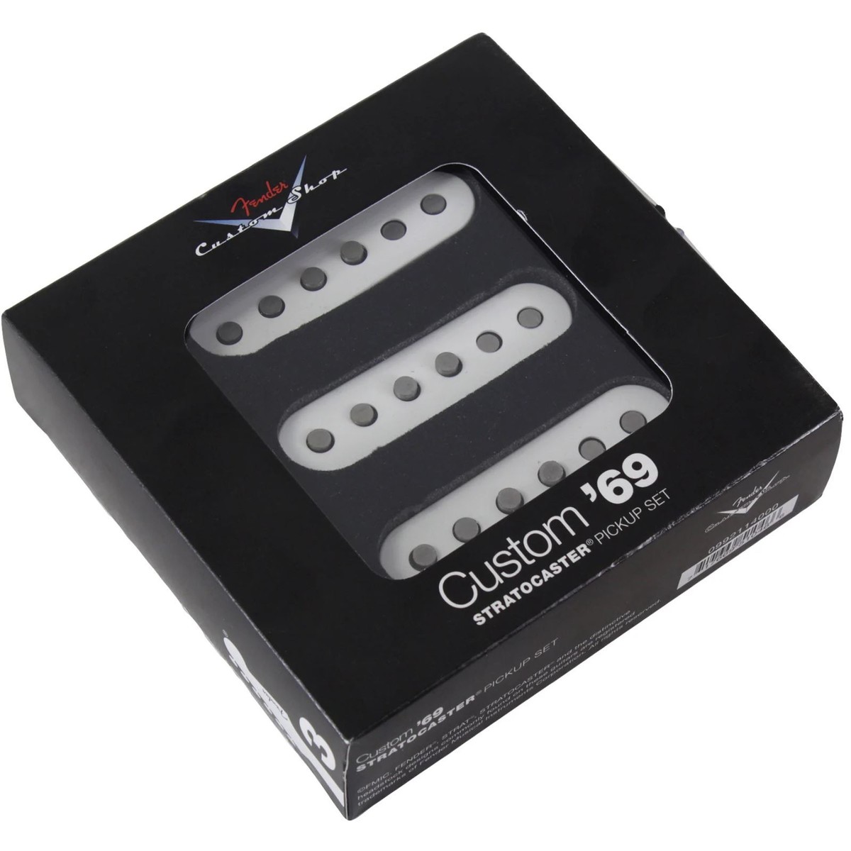 Fender Custom Shop '69 Stratocaster Pickups, Set of 3, White Fender Custom Shop '69 Stratocaster Pickups, Set of 3, White