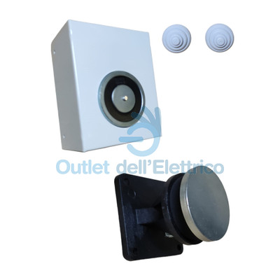 ARITECH M05411D ELECTROMAGNETIC STOP 24VDC 400N W/ UNLOCK BUTTON