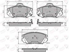 Brake Pad Front Axle To Fit Hyundai Sonata 05->15
