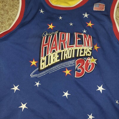VINTAGE Harlem Globetrotters #36 Meadowlark Lemon Original Fubu