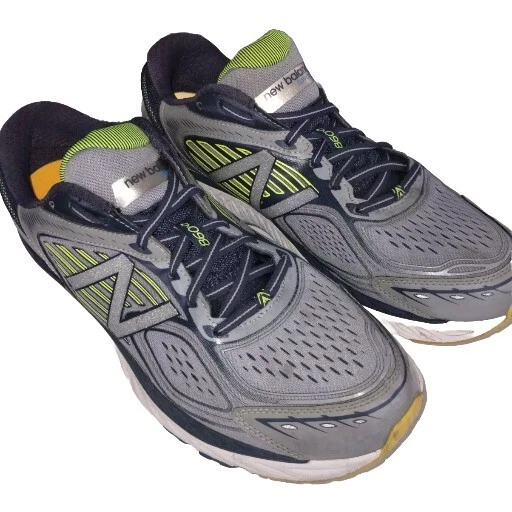 New Balance 860v7 Mens Running Shoes White Black Neon Green M860WB7 Size 10 New Balance 860 Gray - M860GY7 for Sale | Authenticity  main image 4