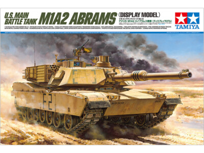 Big size Tamiya 1/16 US Army M1A2 Abrams tank display model from