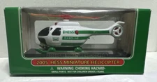 Hess 2005 Miniature Helicopter Holiday Toy Christmas Gift In Box