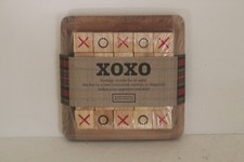Strategic Puzzle Game Five in a Row Game Wood XOXO made in Thailand