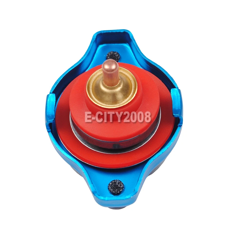 Cubierta de tapa de radiador medidor termostático para automóvil cabeza pequeña con medidor de temperatura del agua 1,1 bar Foto 2 de 4