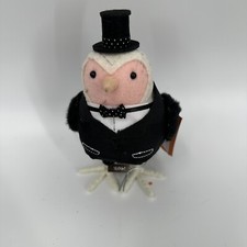 NEW Target 2023 Radley Tuxedo Bird Hyde  Eek Halloween Fabric Figurine NWT