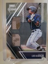 2017 Panini Elite Extra Edition Luis Almanzar Dual Game Used Camo Jersey 362/399