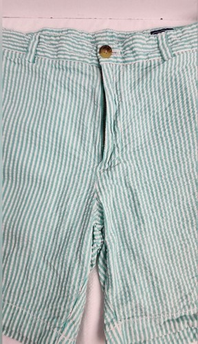 Vineyard Vines Men's Breaker Shorts Size 32 - Teal / White Stripe - Picture 4 of 9