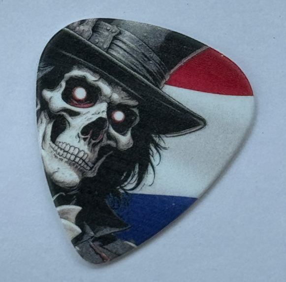 ALICE COOPER Signature Guitar Pick Stage Concert NETHERLANDS 2024 Tour Plectrum