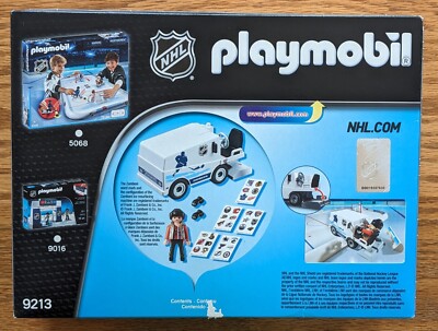 Playmobil NHL Zamboni Machine 9213 23 Pieces Sealed NIB