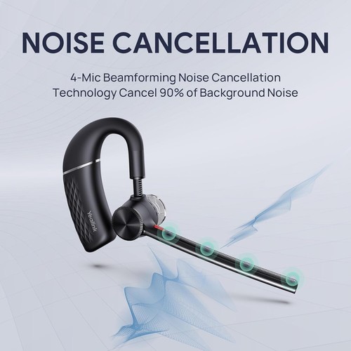 Yealink BH71 Pro Bluetooth Headset USB Dongle Teams Certified Noise Cancel - Picture 7 of 8