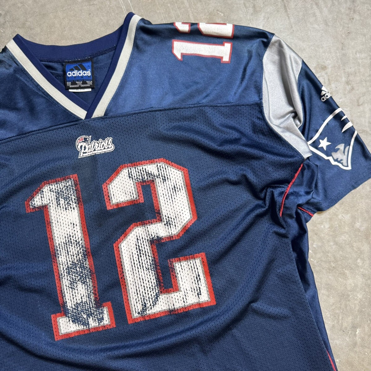 RARE 2003 Tom Brady New England Patriots Authentic Adidas NFL
